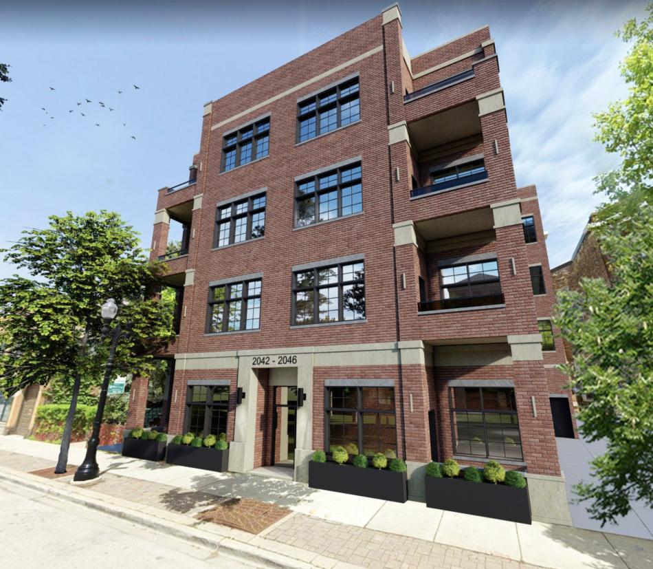 Permits Issued For Residential At 2042 W Irving Park Urbanize Chicago   2042 W. Irving Park   1   Red Architects 